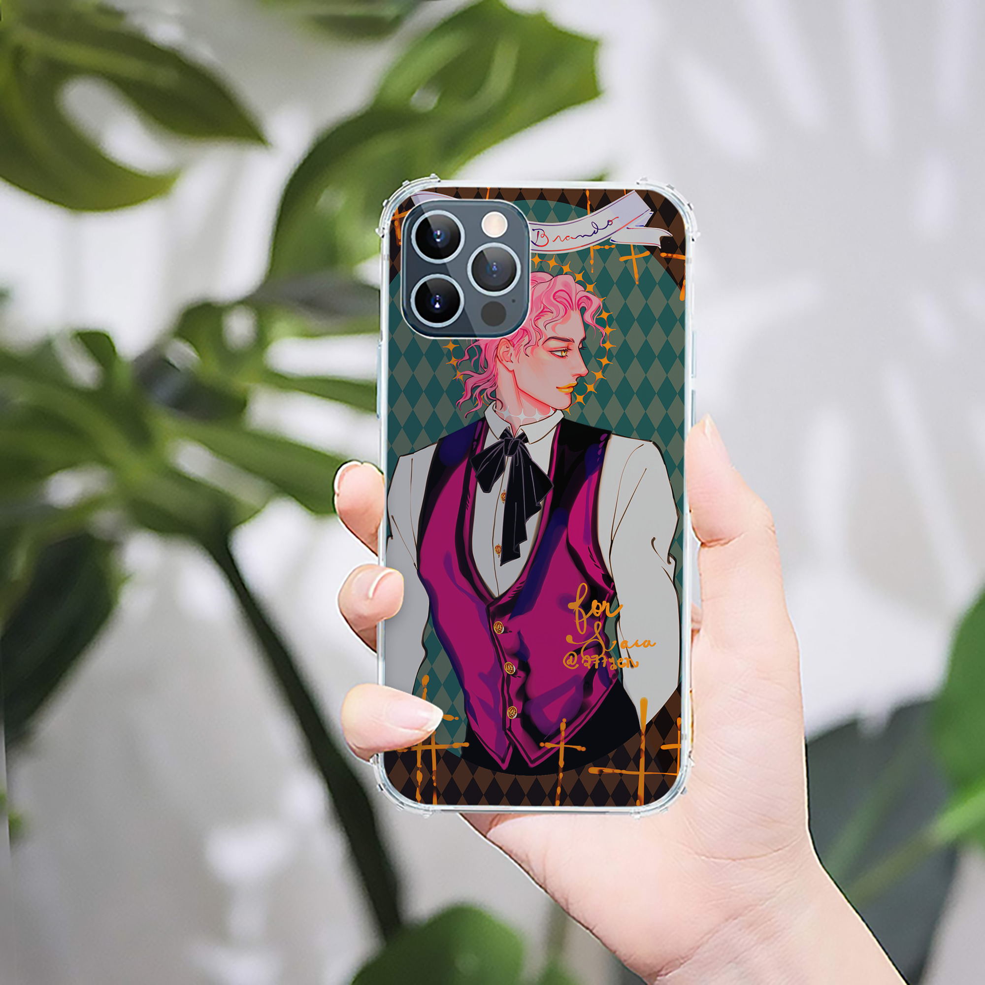 （画像用） ジョジョの奇妙な冒険 JoJo's Bizarre Adventure 【iPhone 12シリーズ対応】透明スマホケース（クリアソフトケース）
